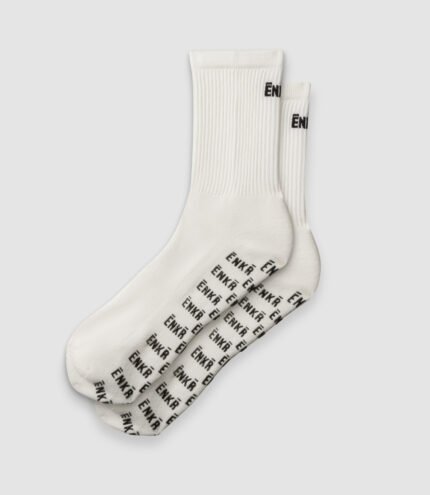 Chaussettes de pilates blanches ENKR