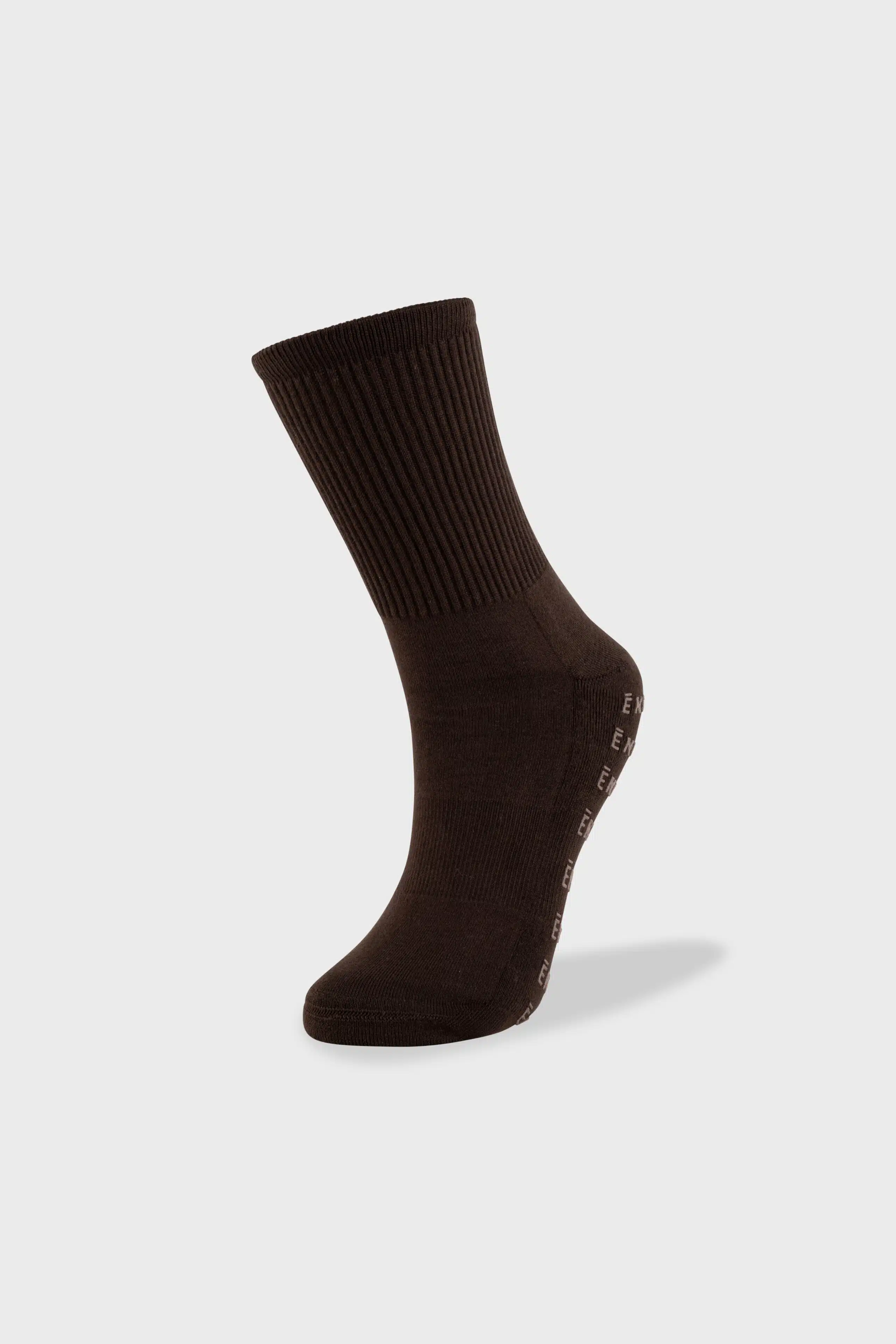 ENKR Brown grip socks