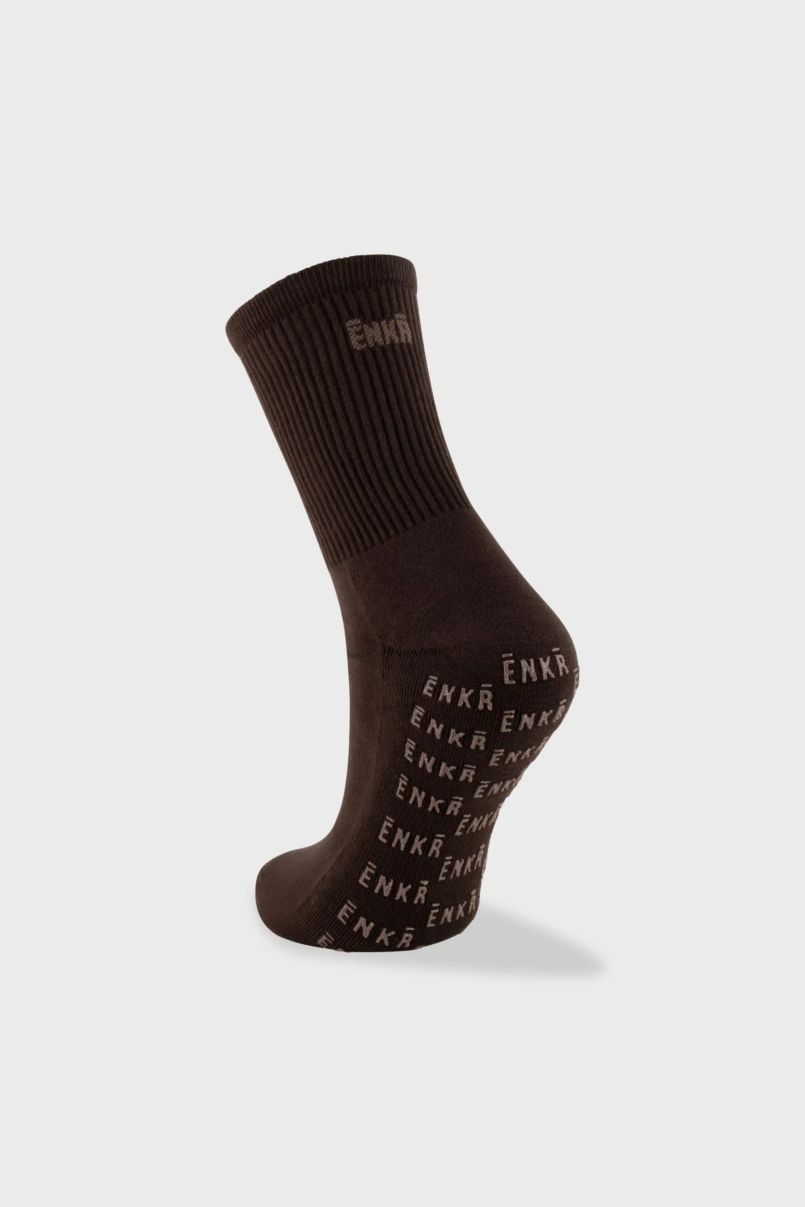 ENKR Brown pilates socks