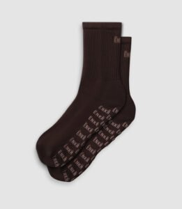 Chaussettes de pilates marron ENKR