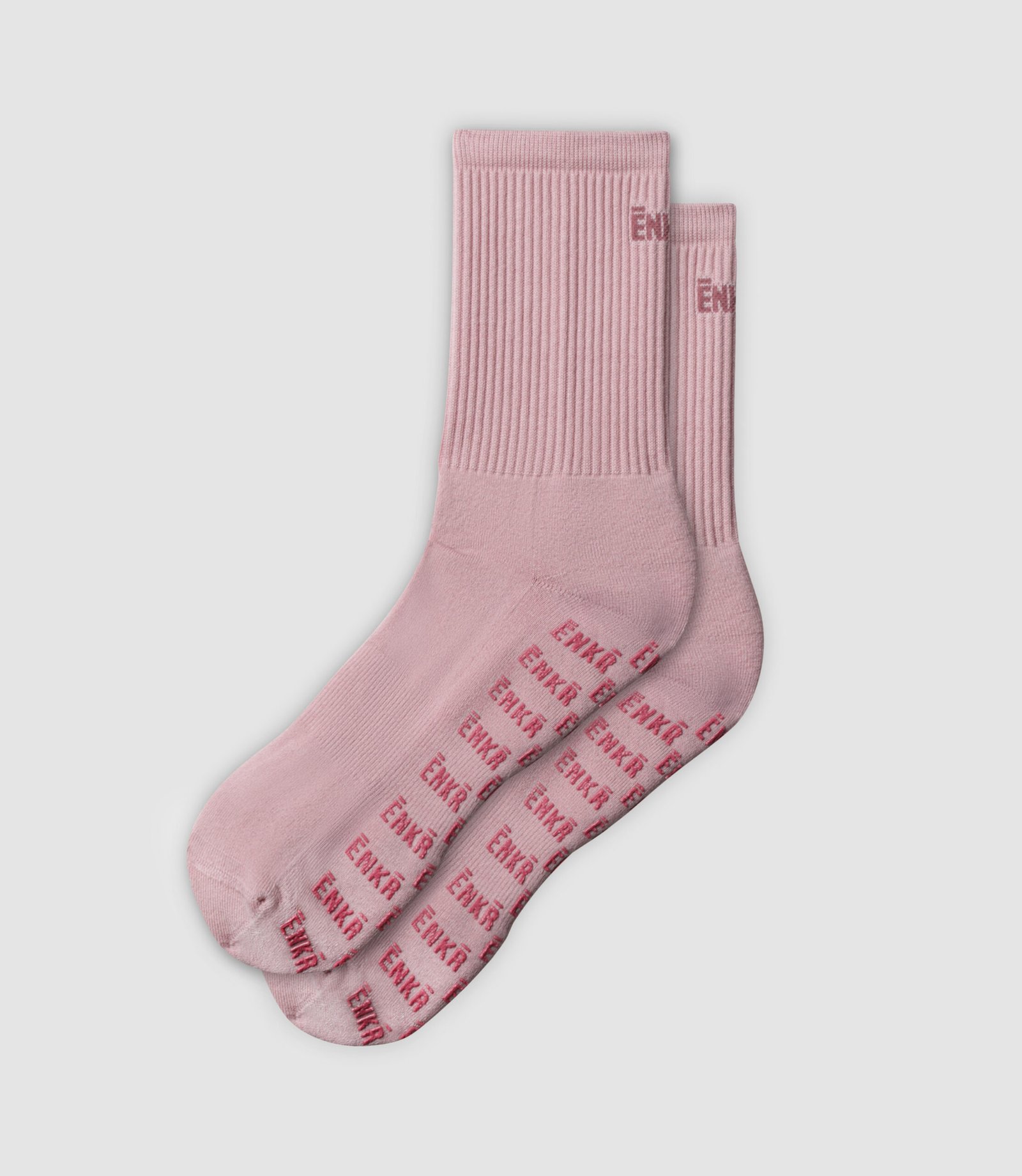 Chaussettes de pilates anti-dérapantes roses Chaussettes de pilates anti-dérapantes roses
