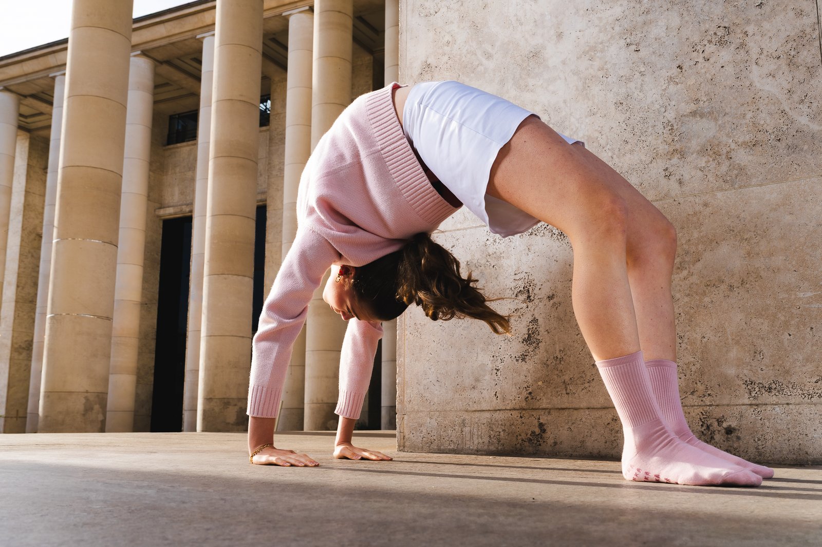 Chaussettes de pilates roses ENKR