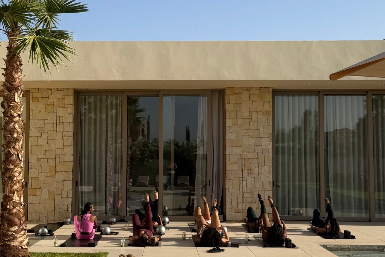 cours de pilates ENKR dans une villa